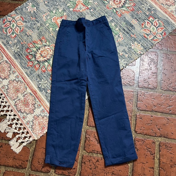 Wonder Nation blue pull on style dress casual pants - Picture 2 of 5